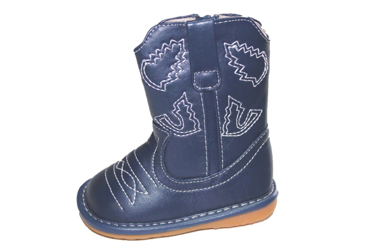 Laniecakes Navy Cowboy Squeaky Boots