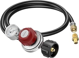 30PSI Adjustable High Pressure Propane Regulator w/ Hose