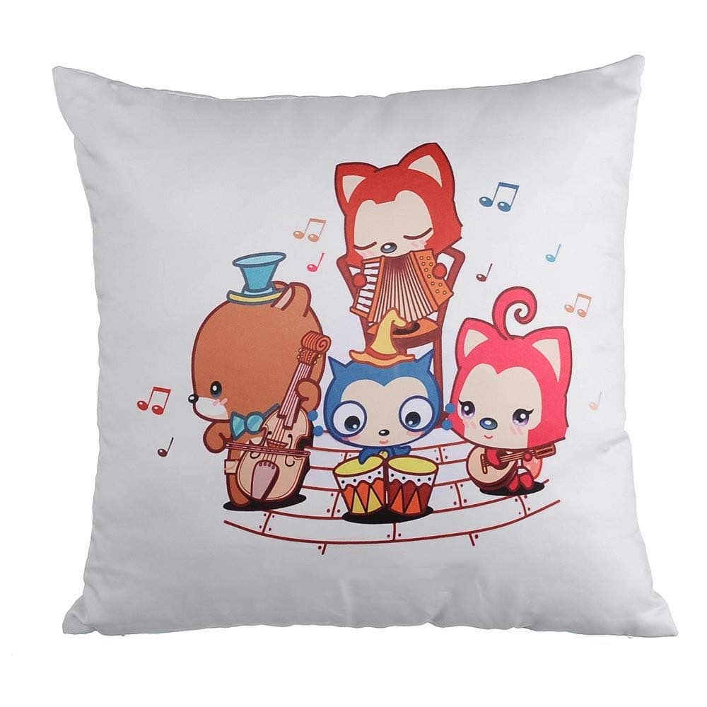 Christmas Decorations Plain White 3D Sublimation Blank Pillow Case Cushion Cover Throw Pillow Covers for DIY Heat Press Printing 16''x 16''(10pcs/Pack)