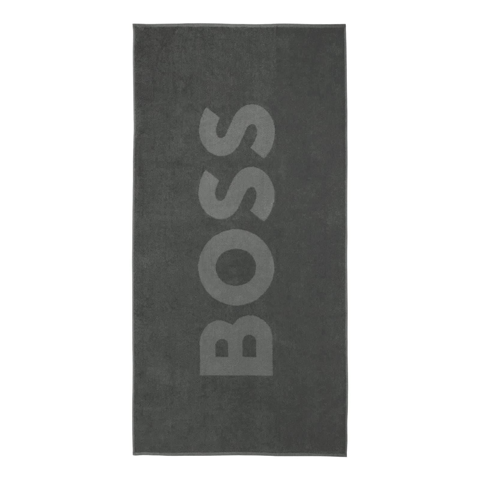 BOSS Men's Beach Towel Solid, Dark Grey29, ONESI