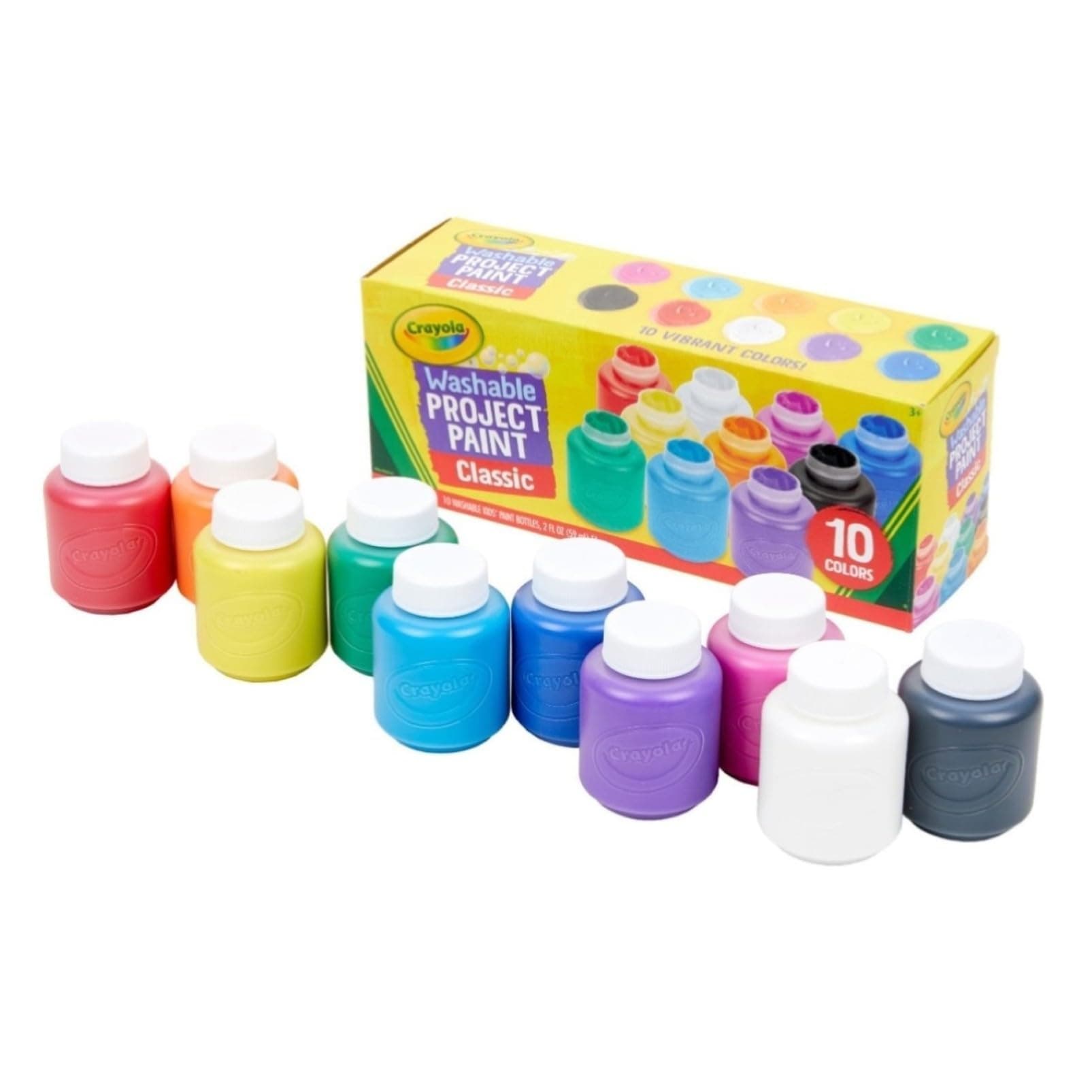 10 Color Set Classic Bottle Paint
