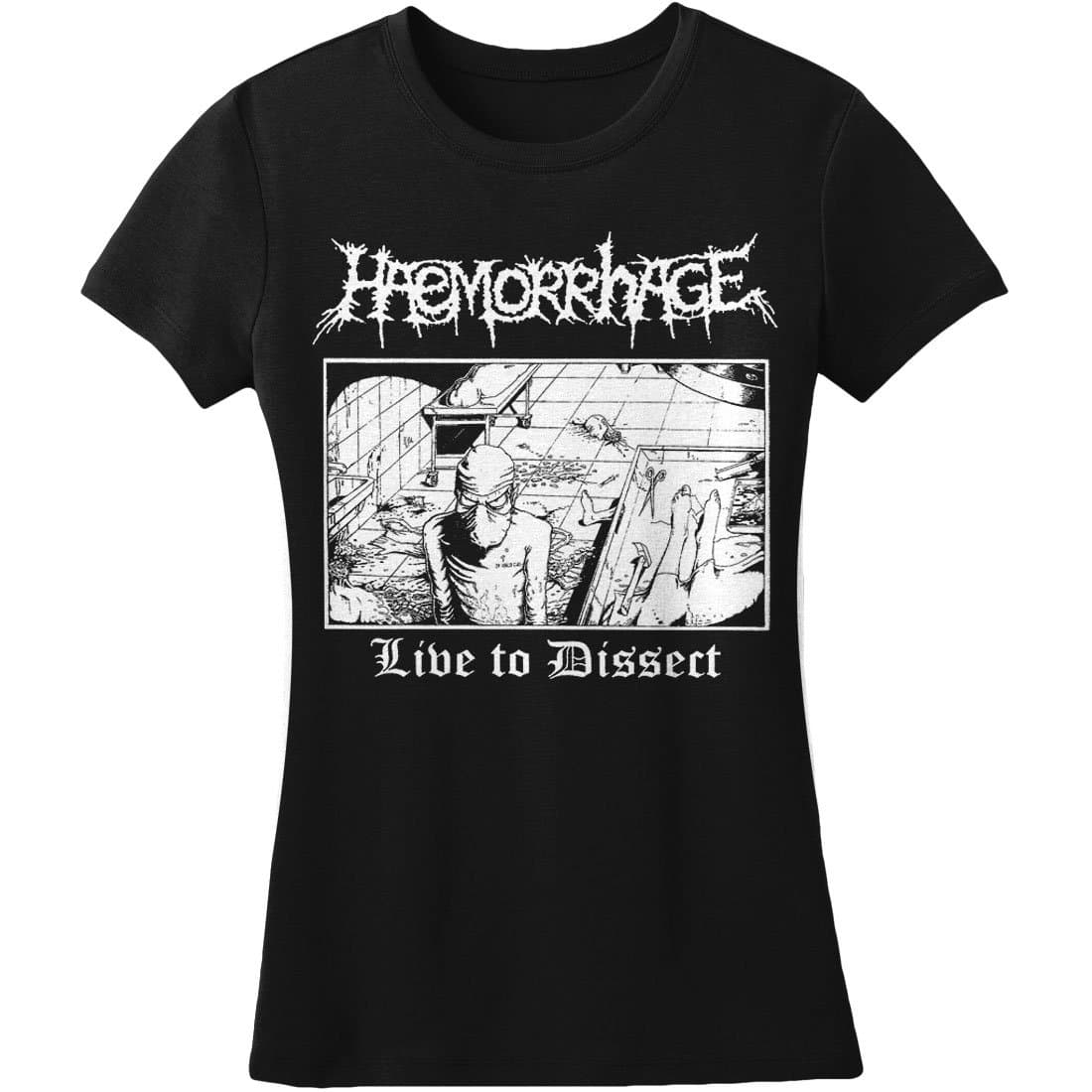 Haemorrhage Live to Dissect Junior Top Black