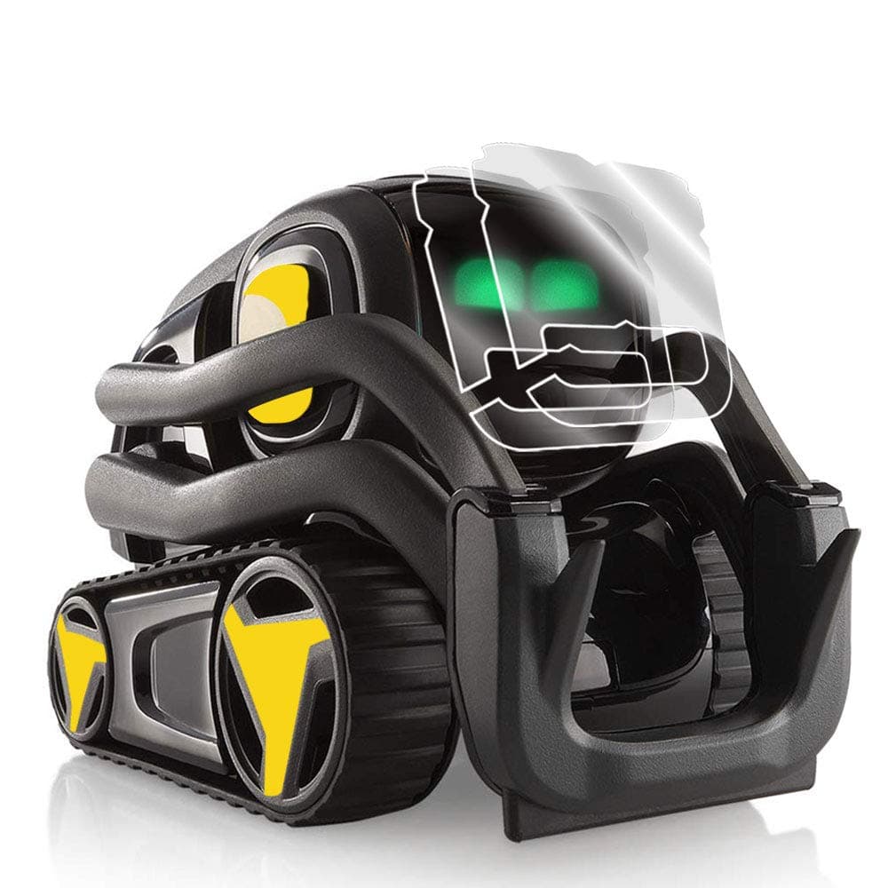 IPG for Vector Robot Face Screen Guard Decoration KIT Protector from Unexpected Attacks of Kids and Pets.Include Wheels&Body Set 7 Units Decals+2 Units Screen Protector (Yellow)