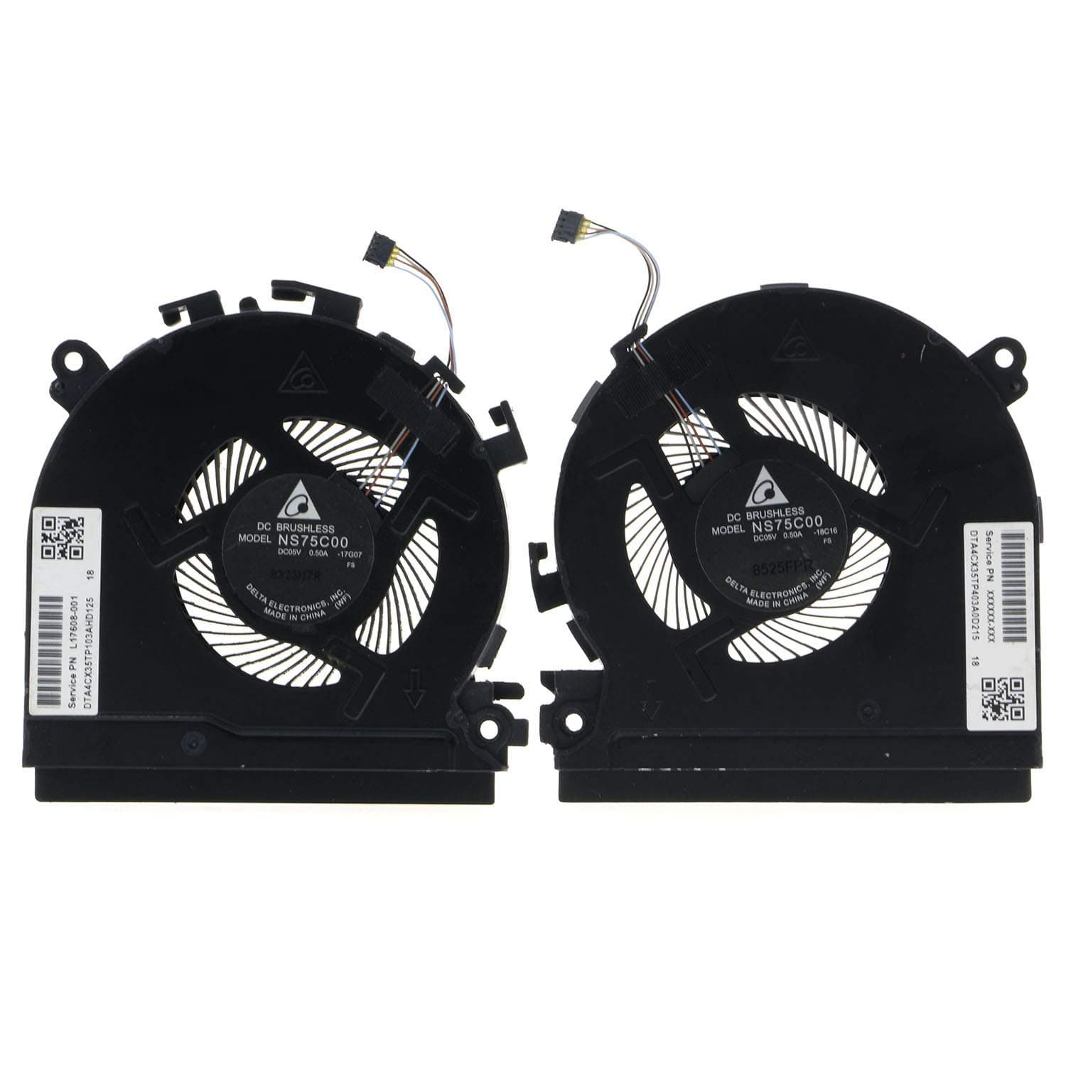 CPU & GPU Cooling Fan for HP Spectre X360 15-CH L17605-001 L17608-001 NS75C00