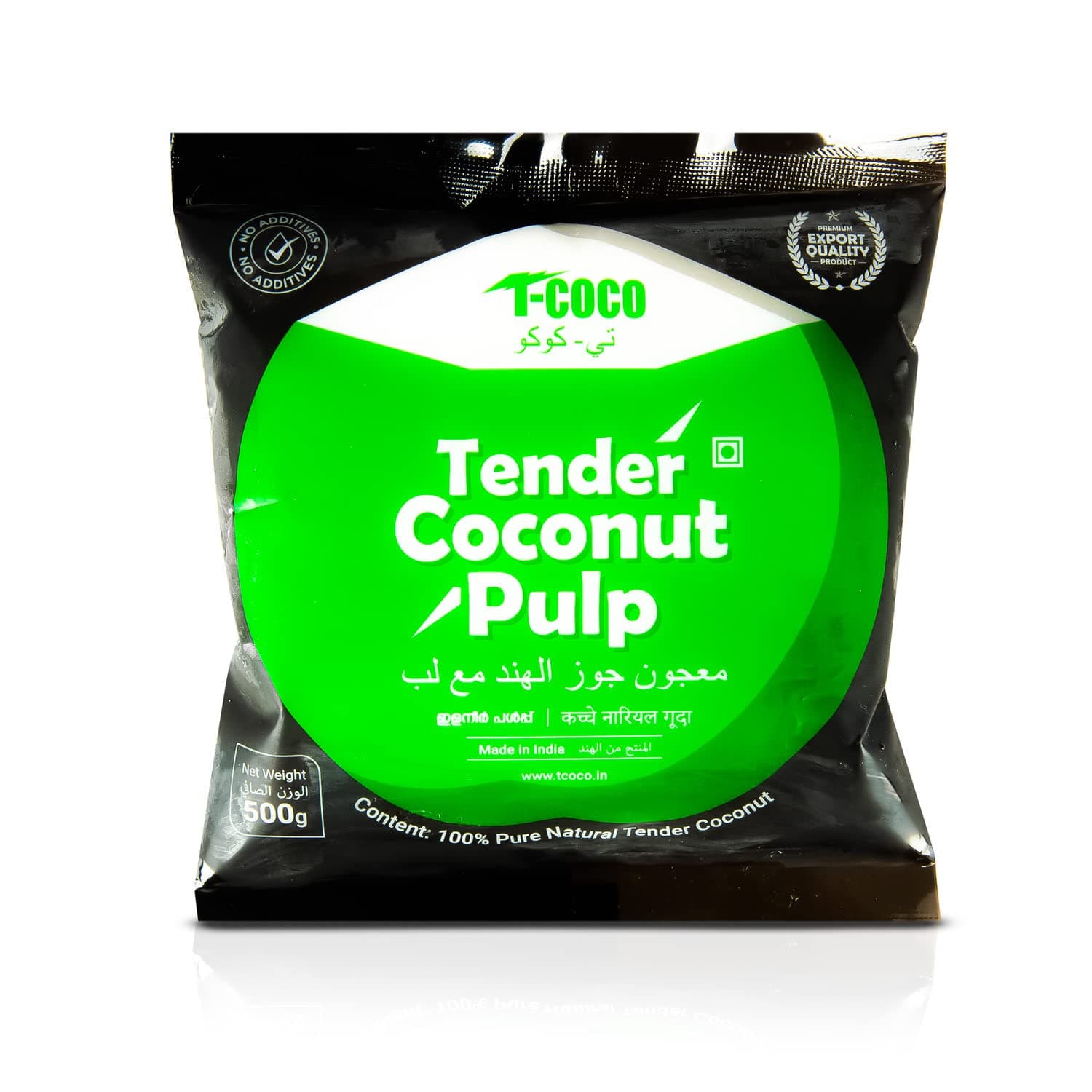 T-COCO Coconut Pulp Juice, 500g, 1 Pouch