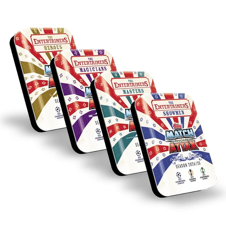 Match Attax 24/25 - Booster Tin Bundle - Amazon Exclusive! All 4 Booster Tins in this year's Match Attax Collection!