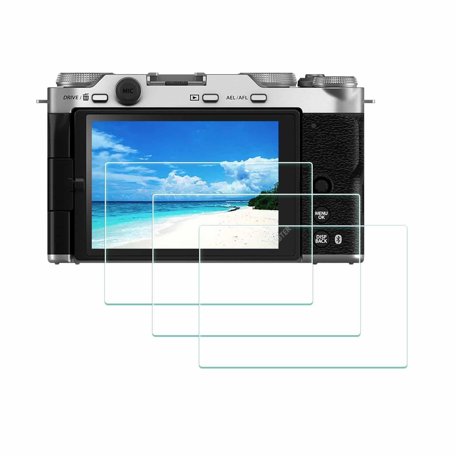 Screen Protector for Fujifilm X-M5 XM5 Fuji Screen Protector Film 9H Hardness Tempered Glass Accessories [Pack of 3]