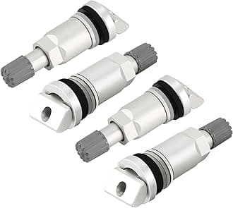 CDWTPS TPMS Clamp-in Valve Stem,Replacement OE Car Tyre Pressure Monitoring Sensor Valve Stems Pack of 4