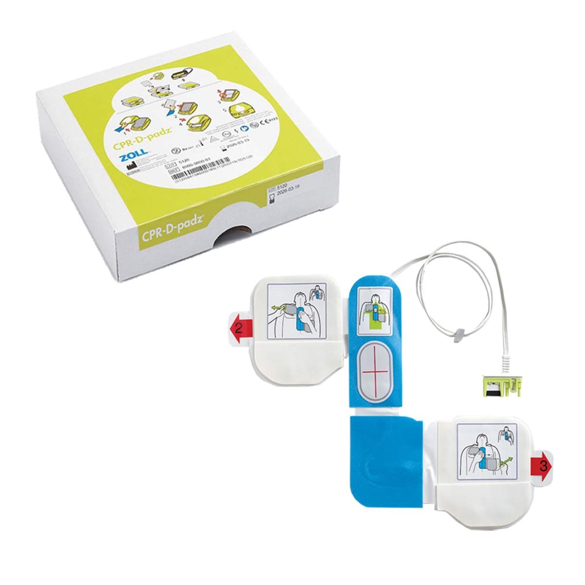 ZOLL CPR-D One Piece Defirbrillation Padz (Null)
