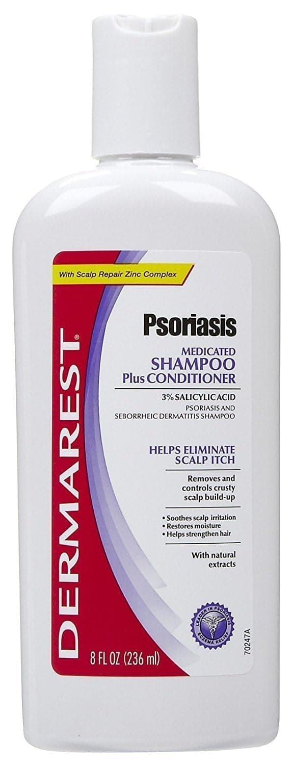 Dermarest Psoriasis Medicated Shampoo plus Conditioner | 8-Ounces | 1-Unit