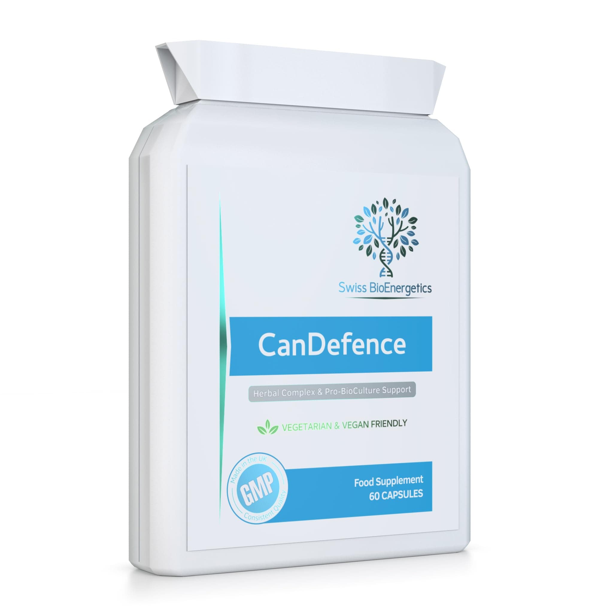 CanDefence 60 Capsules - Candida Support - Ultimate Extra Strength All-in-ONE Formulation