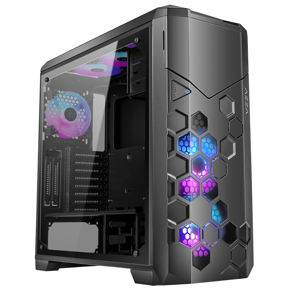 AZZA Storm 6000 ARGB bk ATX CSAZ-6000ARGB/B