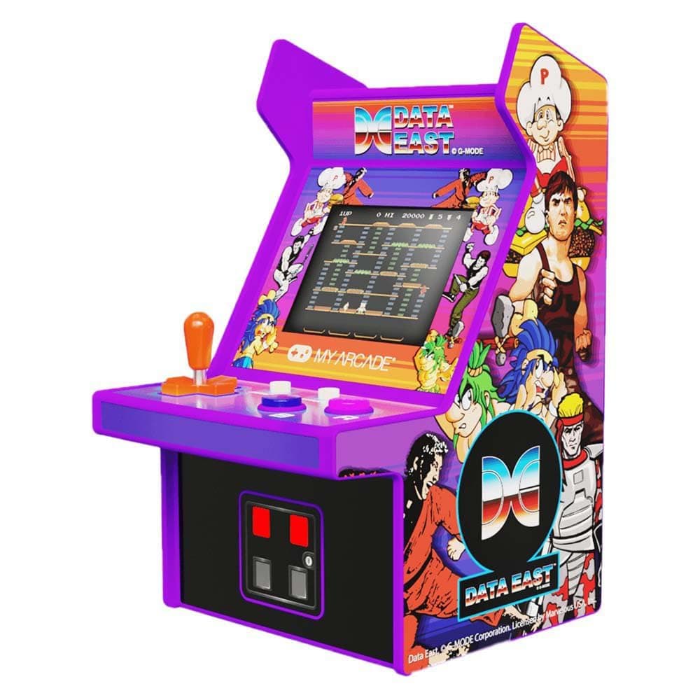 My Arcade Data East Hits Micro Player: 6.8" Fully Playable Mini Arcade Machine with 308 Games, 2.75" Display, Built-in Speakers