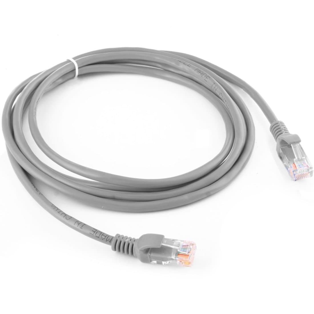 Lan Cable Cat5e Network Cable, Length: 1.5m(Grey) Networking Accessories