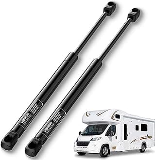 C16-08316 20 inch 40Lb Gas Struts Shock, Gas Spring Lift Support for RV Entry Door Motorhome Basement Door Tanning Bed Camper Shell Window Toolbox Cabinet Lid (Fit 32-44Lb Lid)