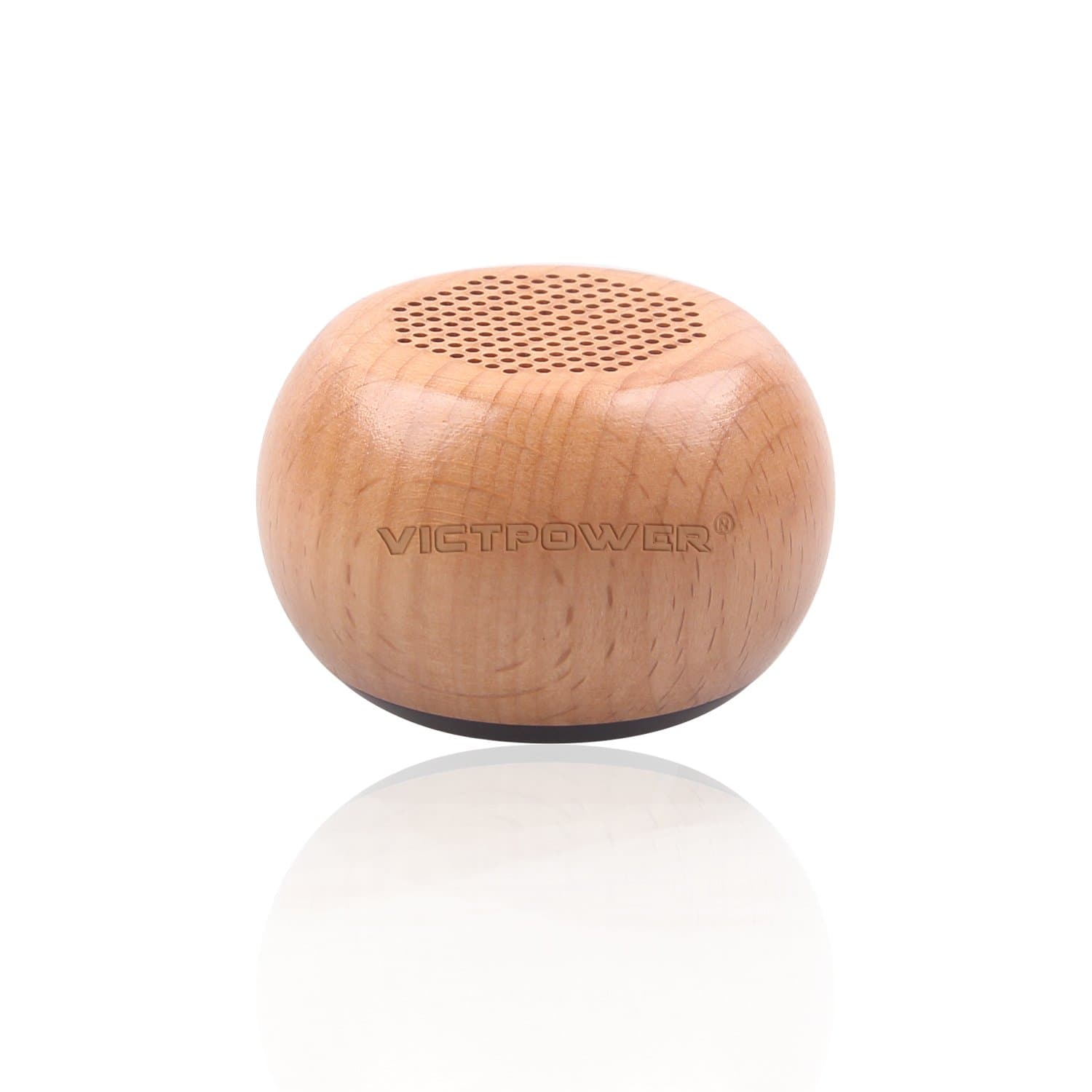 Bluetooth Speaker, Victpower Bluetooth Natural Wood Mini Speaker,Wireless Speaker with Big Sound and Hands-Free Calling,works with iPhone, iPad, iPod, Tablet, Samsung, LG, HTC and many more.