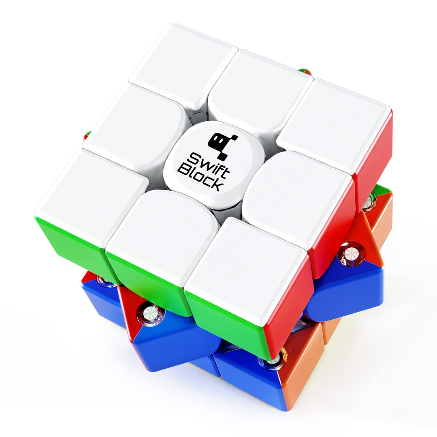 355S Magnetic 3x3 Speed Cube, 48 Magnets Classic Magic Cube Original Stickerless Fast Smooth Great Corner-Cutting Solving Puzzle Game Brain Toy for Kids and Adult