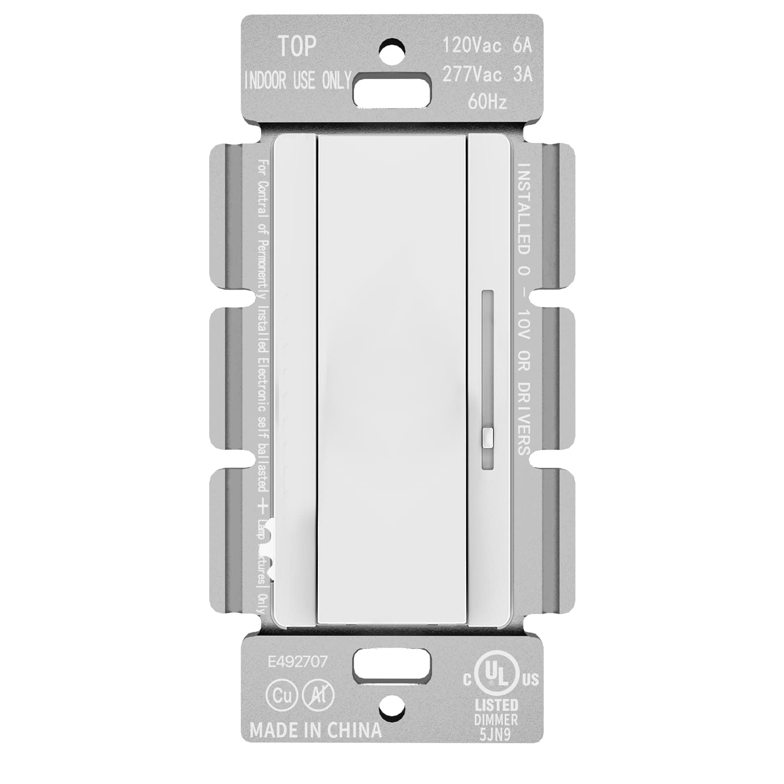 1-10V Dimmer Switch for 1-10V Dimmable LED,Single-Pole Solide,UL Listed