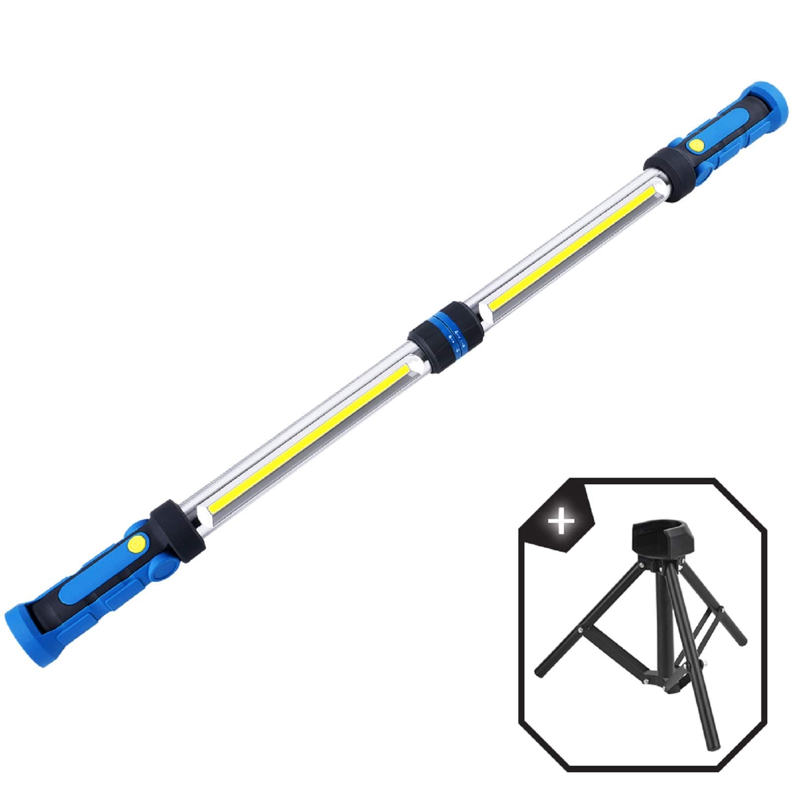 Underhood Work Light, LED Camping Light Rechargeable, Waterproof Hanging Camping Lantern, Magnetic Light Wand, Mechanic Light with Tripod Stand, Car Detailing Light Bar, Portable Work Light