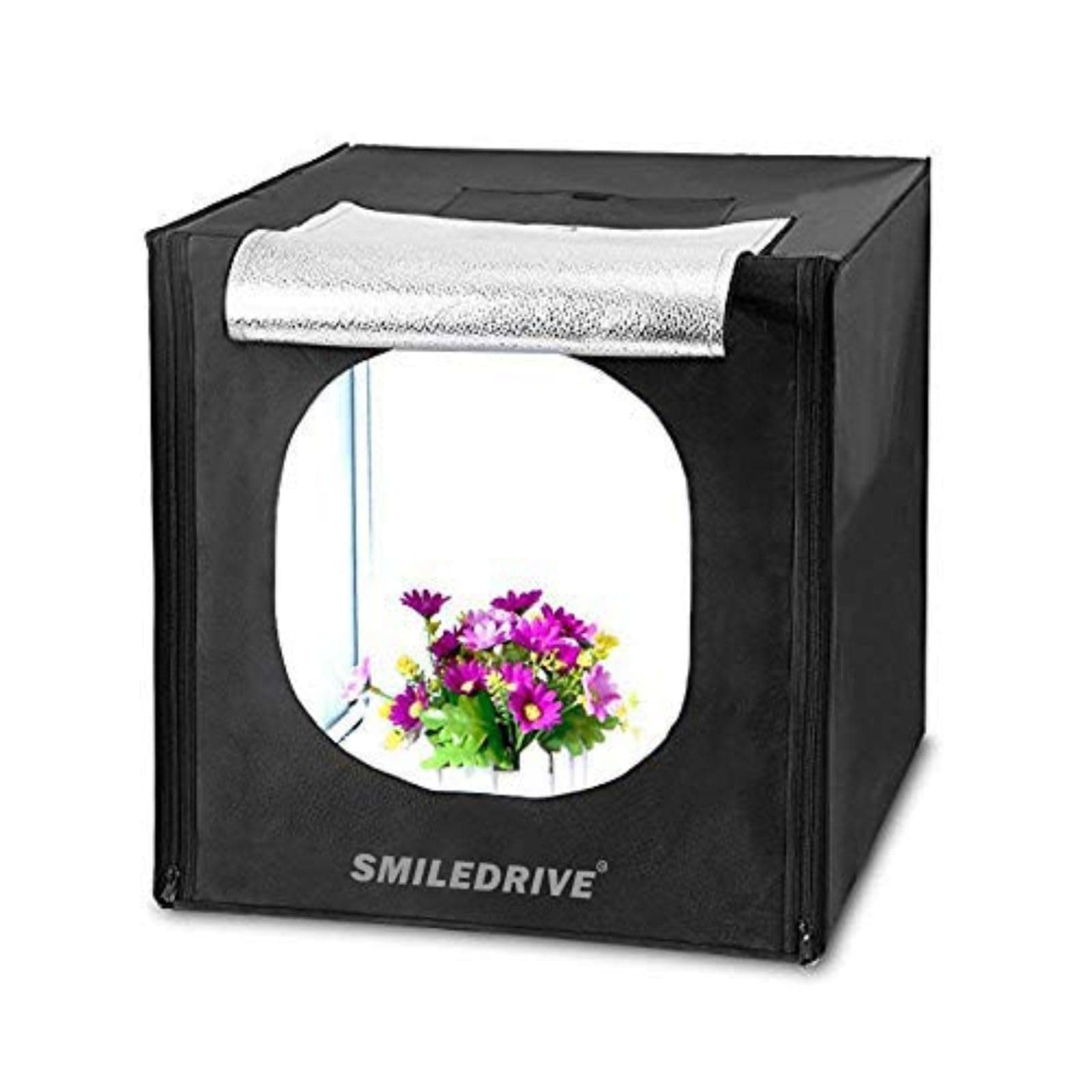 SMILEDRIVE® Portable Professional Photo Lighting Booth Box Studio with 2 Led Lights