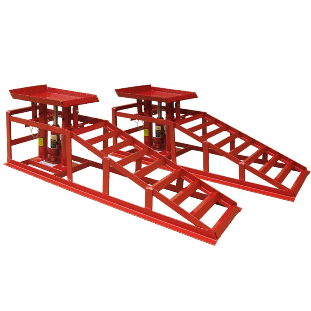 Lifting Car Device Ramp Jack 2t 2 Heights Hydraulic Adjustable Vans Professional
