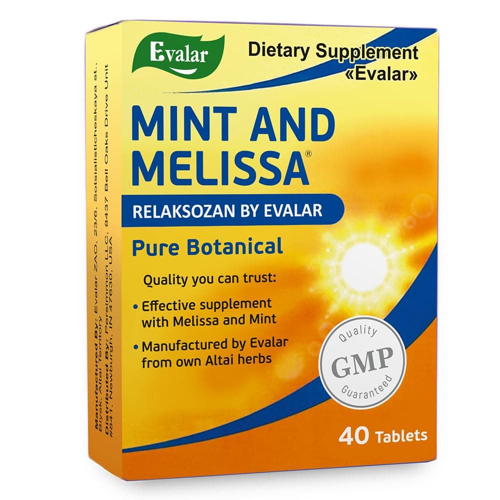 Melissa Mint Siberian Herbs Relaksozan 40 Tabs