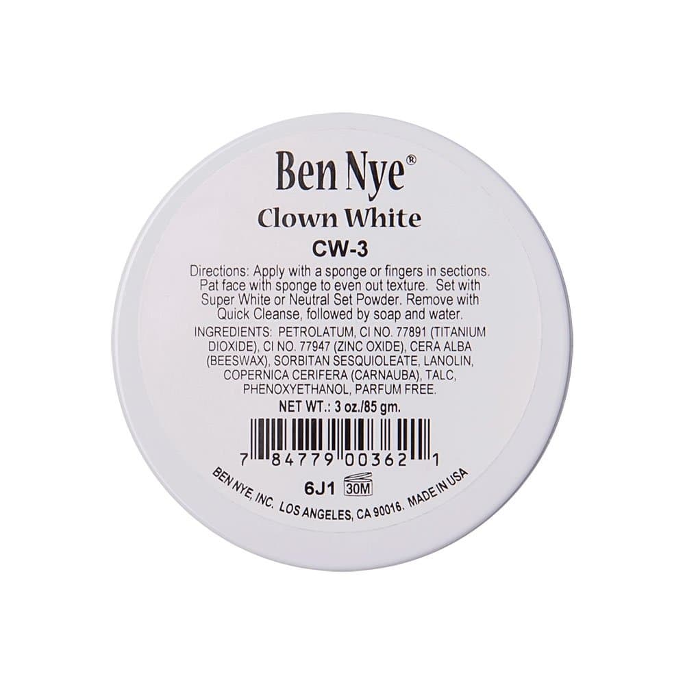 Ben Nye Clown White Makeup,3 oz