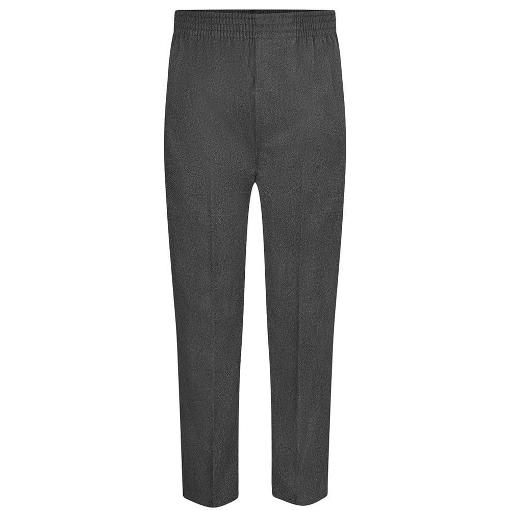 Full Elastic Pull-Up Boys School Trousers