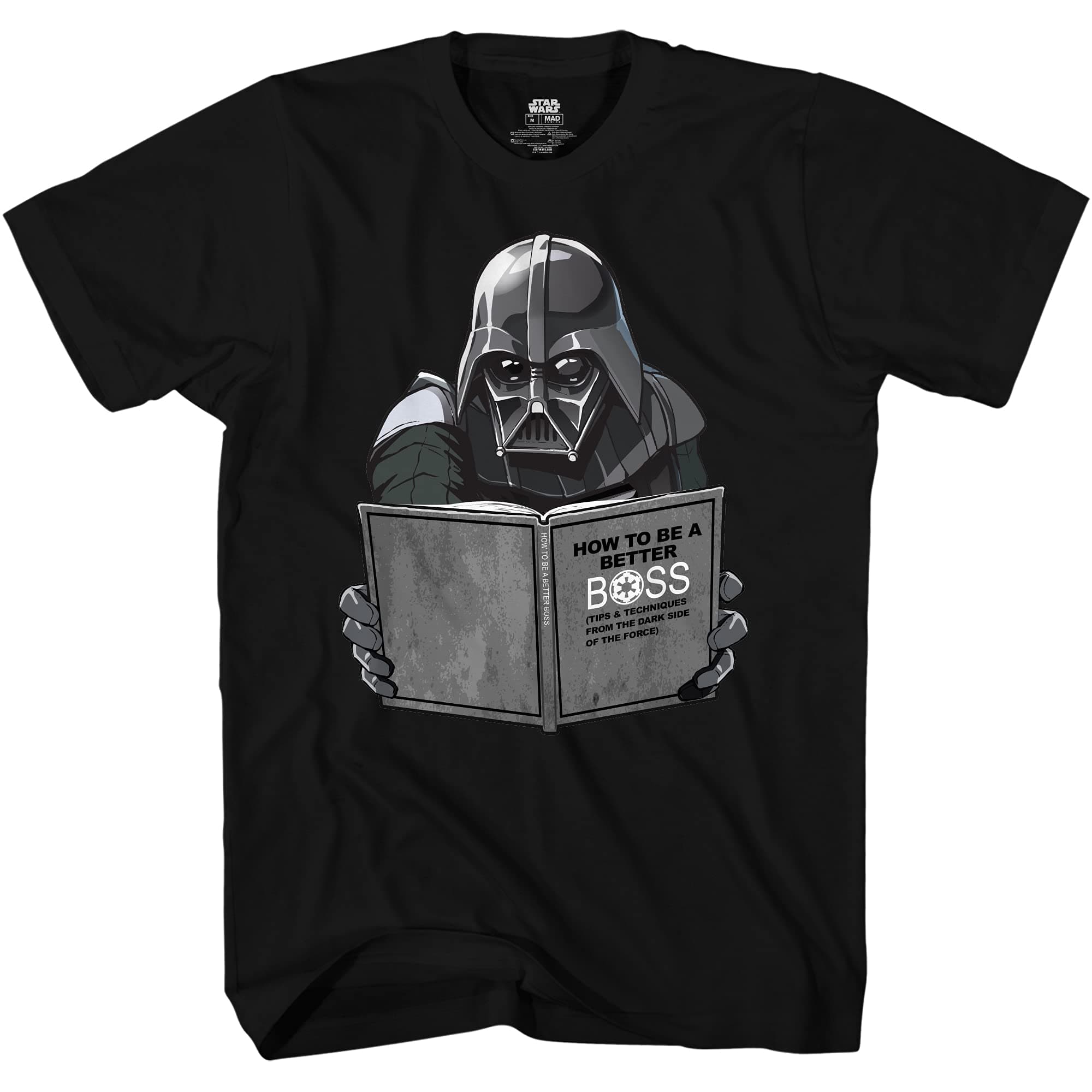 Star WarsImproving Darth Vader How to Be A Better Boss Men's Graphic T-Shirt for Adults