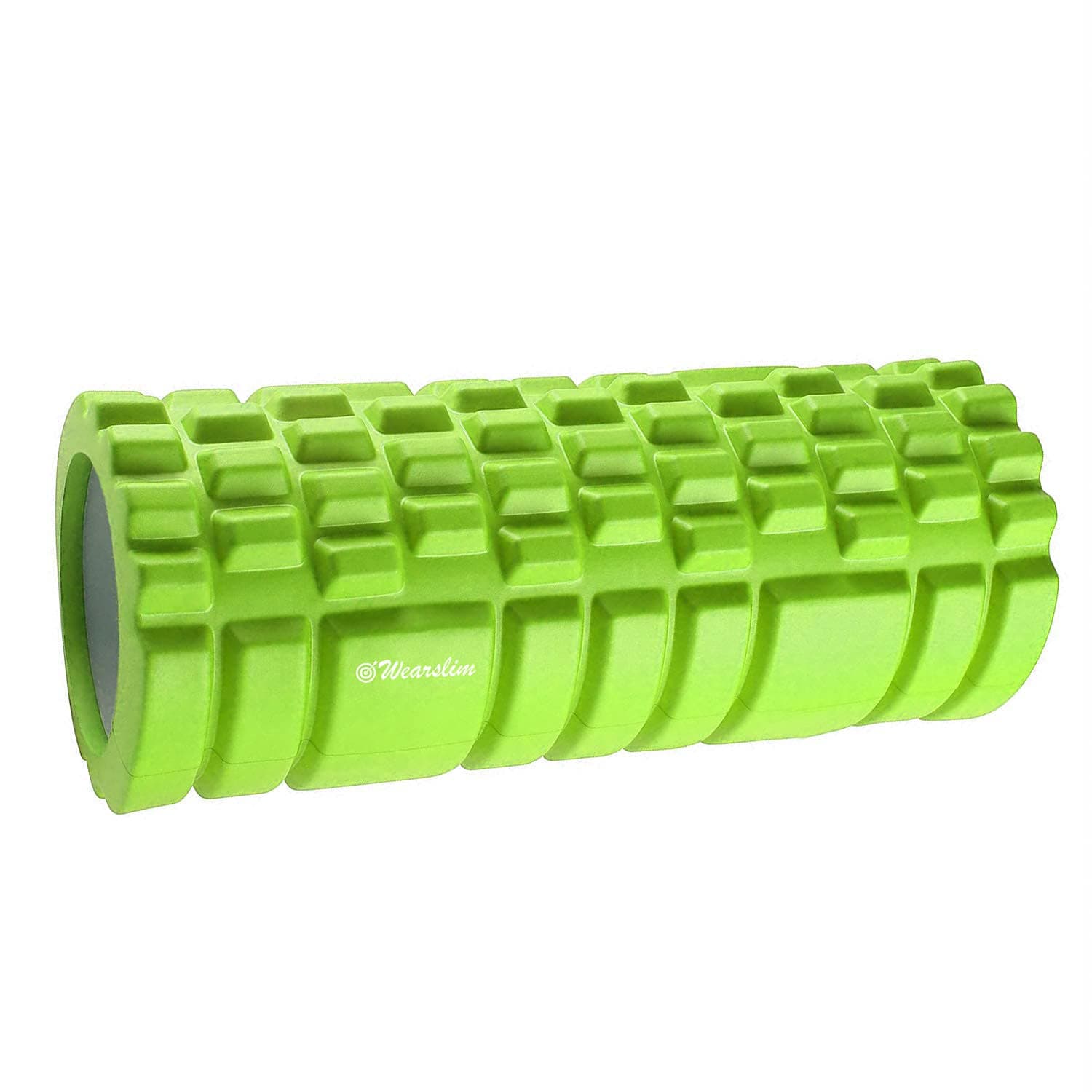 Wearslim Foam Roller Medium Density Deep Tissue Massager for Muscle Massage and Myofascial Trigger Point Release, Like A Massage Therapist-Green