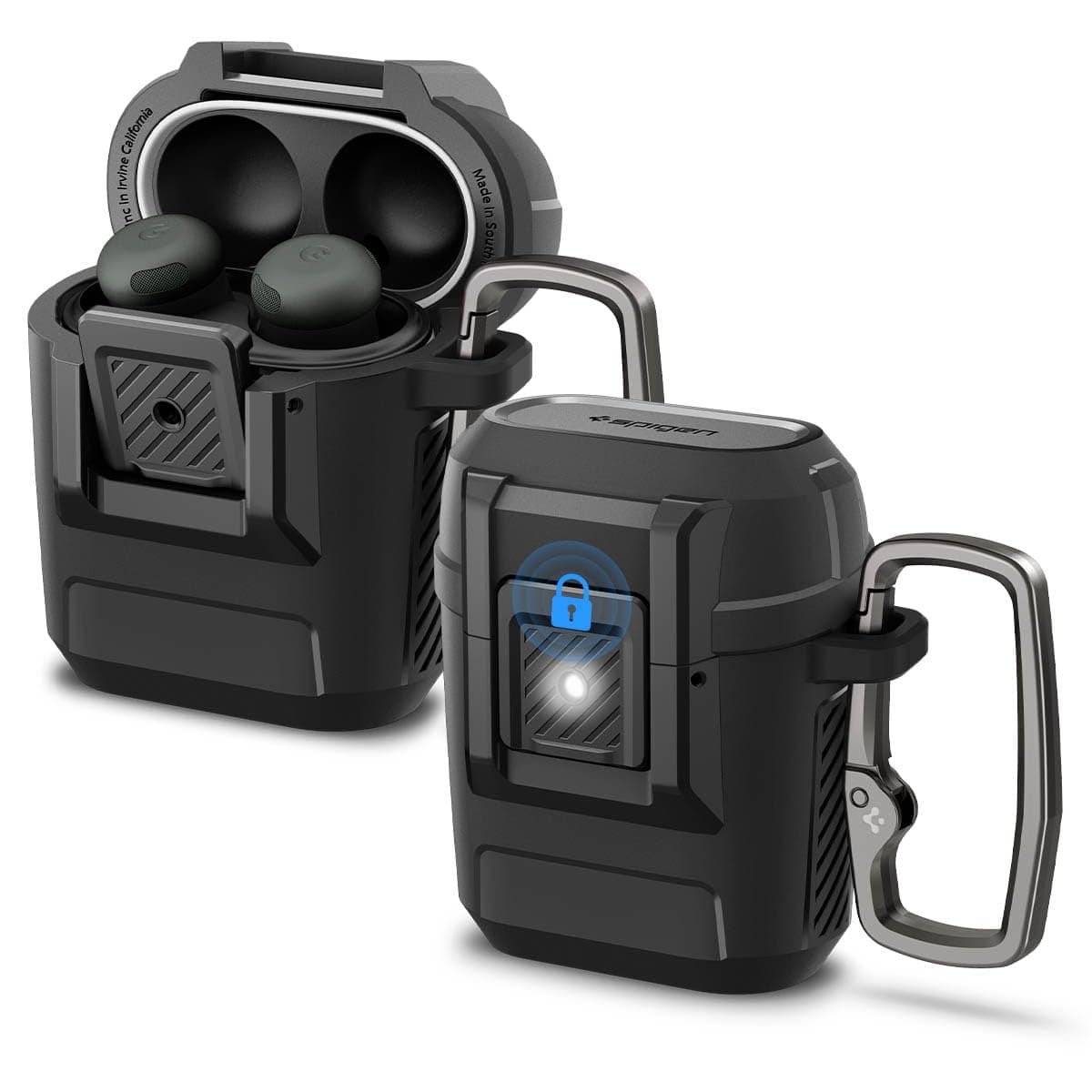 Lock Fit Case Compatible with Google Pixel Buds Pro 2/1 (2024/2022) - Matte Black