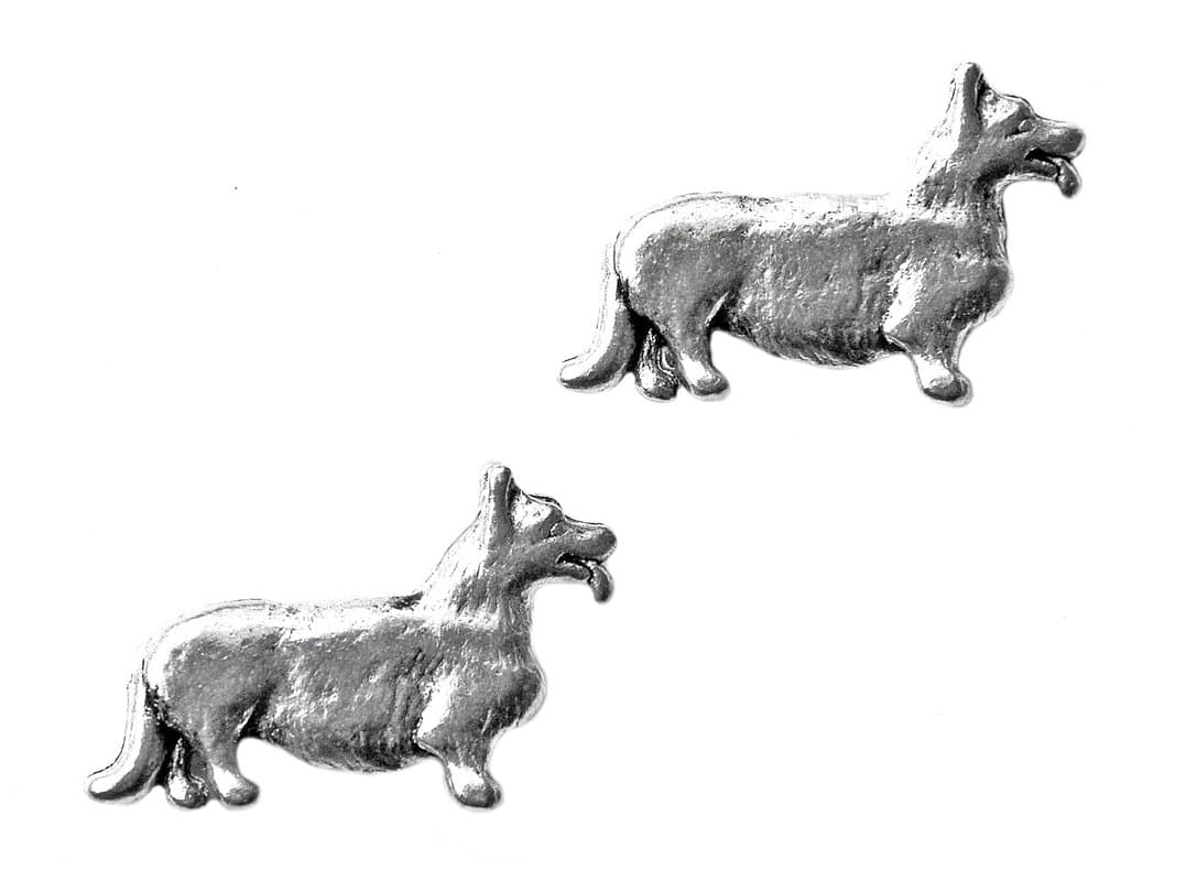 Corgi Cufflinks, Stocking Stuffers, Gift Ideas For Men, Gift Box Included