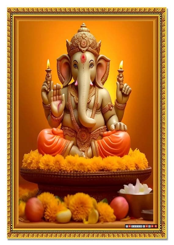 Jay jawan enterprise ganesh ji photo frame 24