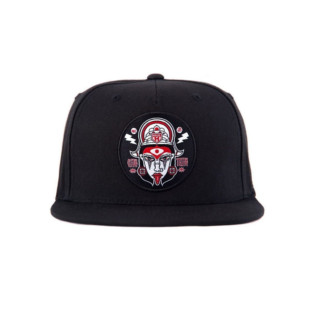 Unisex Maa Kali Snapback Cap (Black)