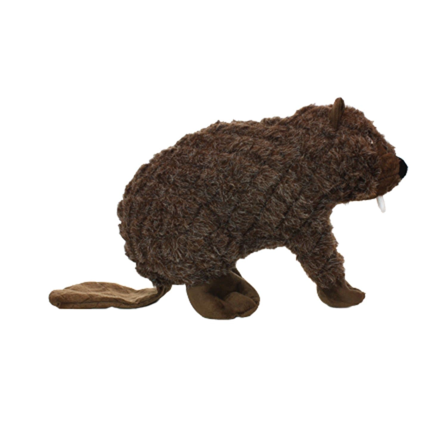 MIGHTY- Massive-Nature-Beaver- Squeaker-Multiple Layers. Made Durable, Strong & Tough. Interactive Play Dog Toy (Tug, Toss & Fetch). Machine Washable & Floats