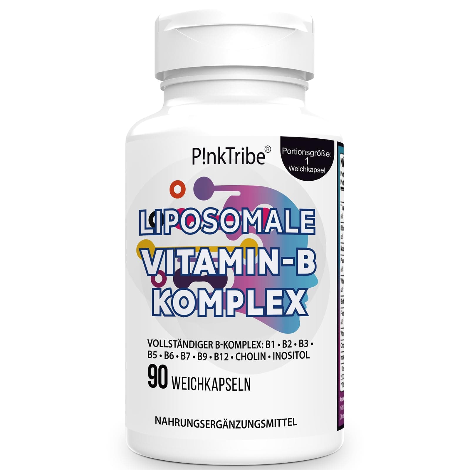 Liposomal vitamin B complex softgels with 9 B vitamins, bioavailable high strength methylated B vitamins, 10x absorption (Pack of 1)