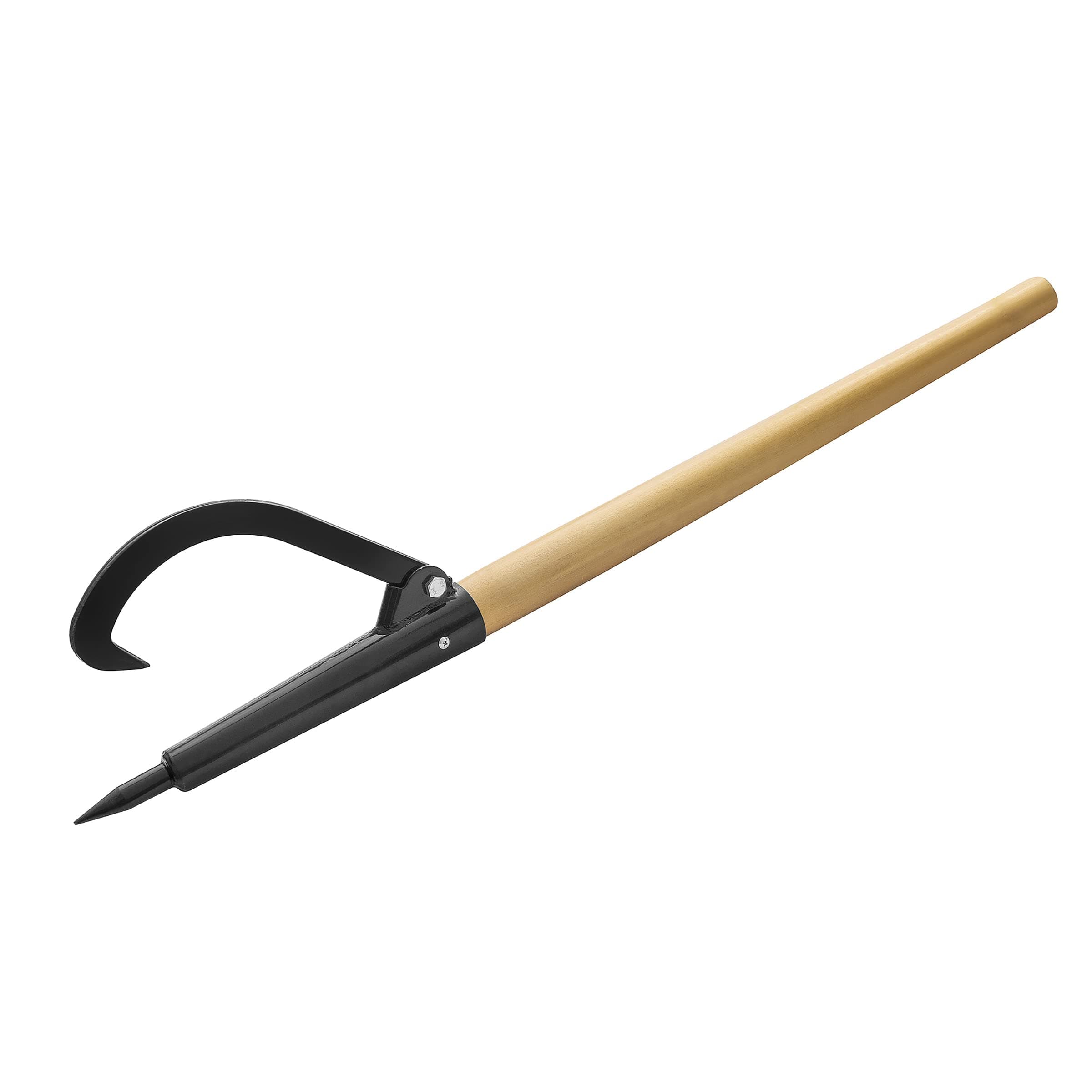 Log Peavey and Cant Hook Tool – 49-inch Wood Handle for Separating Stacked Firewood - Retractable 18-inch Opening for Turning Logs by Earth Worth