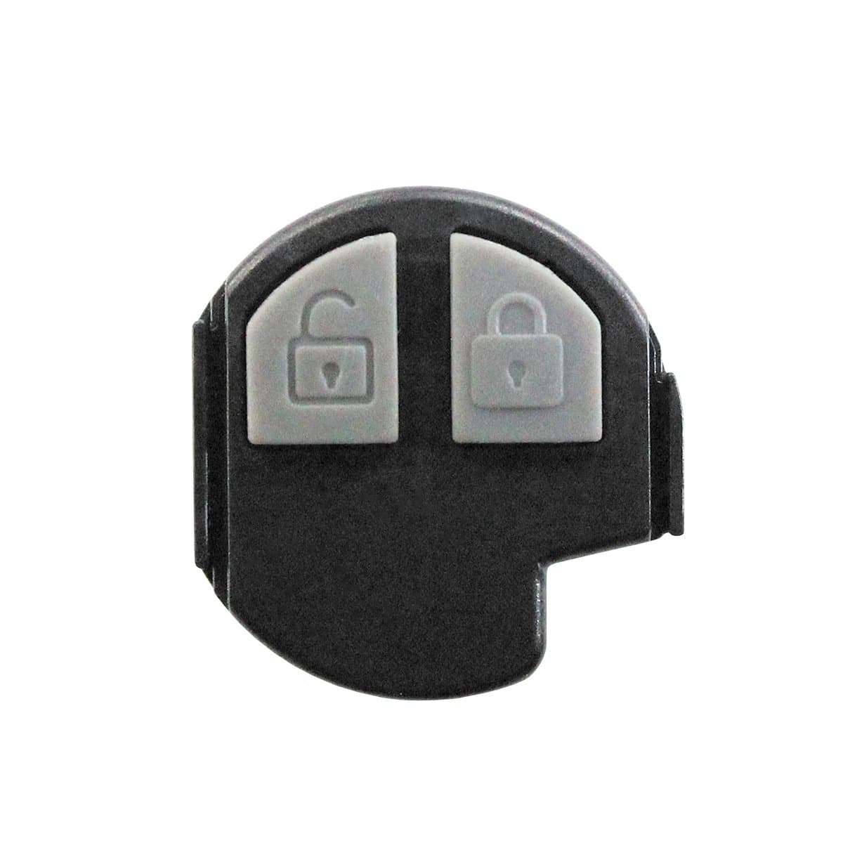 Eraser 2 Buttons Replacement Remote Control Key Shell Black and Grey Suzuki Swift SX4 Opel Agila Fiat Sedici Nissan Pixo chiavit RICAMBI Shell Car Keys Logo Cover Buttons Membrane