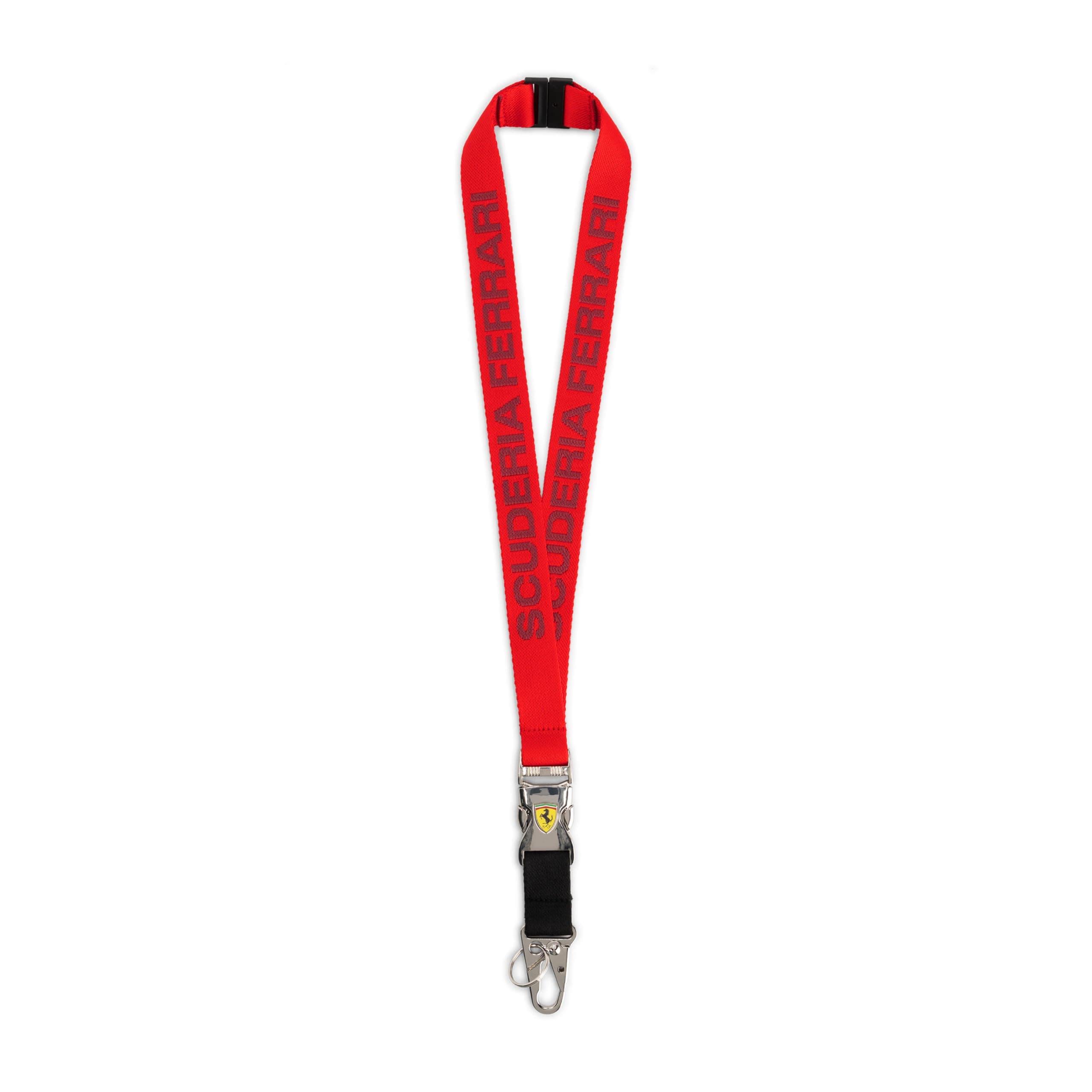 Scuderia Logo Lanyard Red