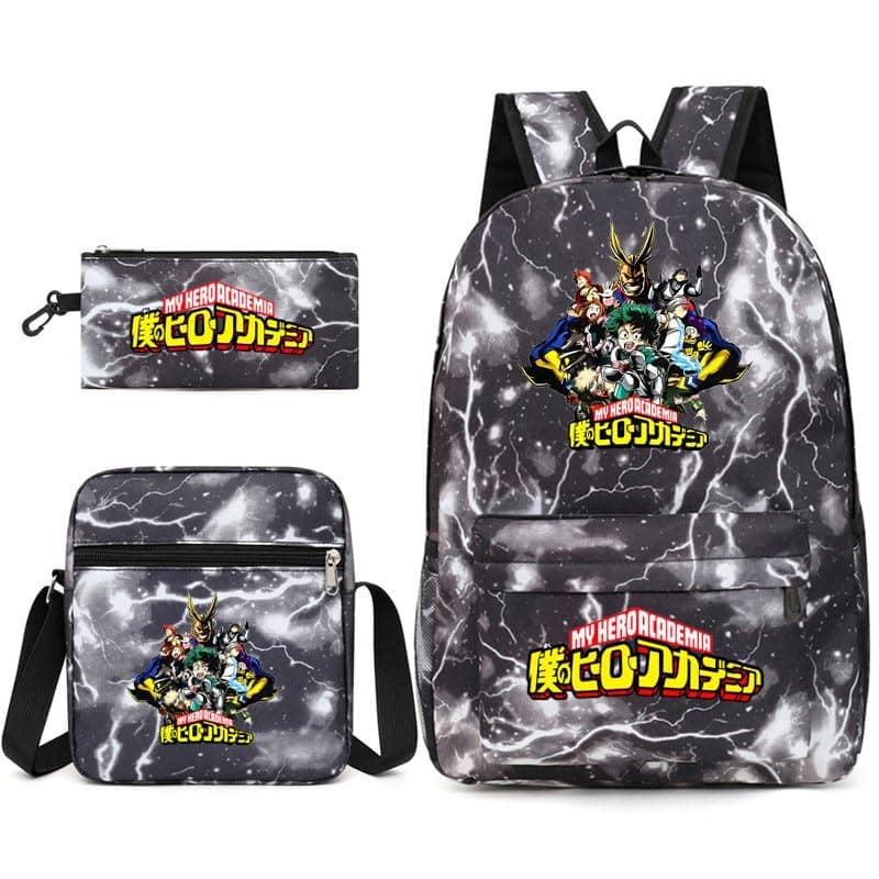 Anime My Academia Backpack 3D Pringting Backpack Travel Backpack for Men Women