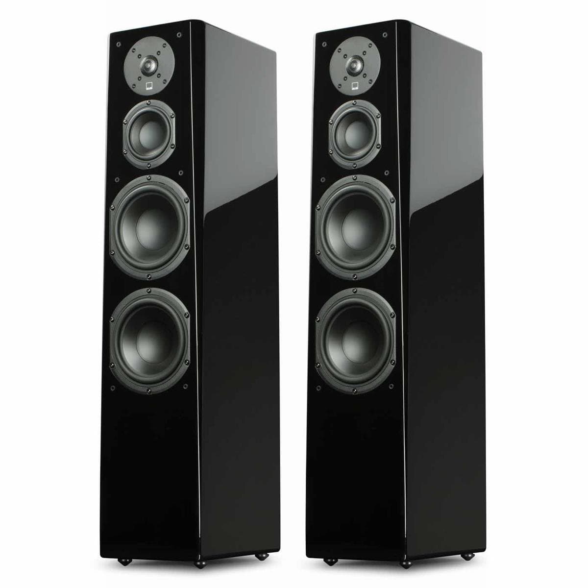 Prime Tower Speakers - Pair (Piano Gloss Black)