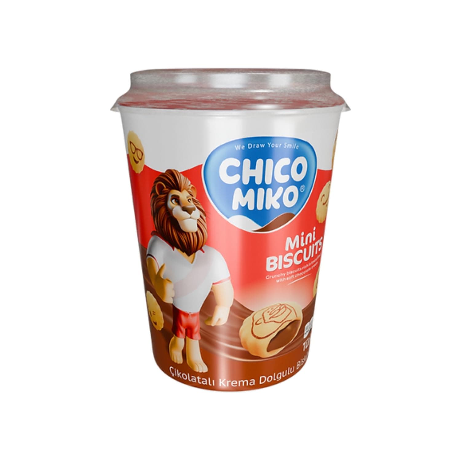 Chico Miko Chocolate Cream Mini Biscuits, 125g