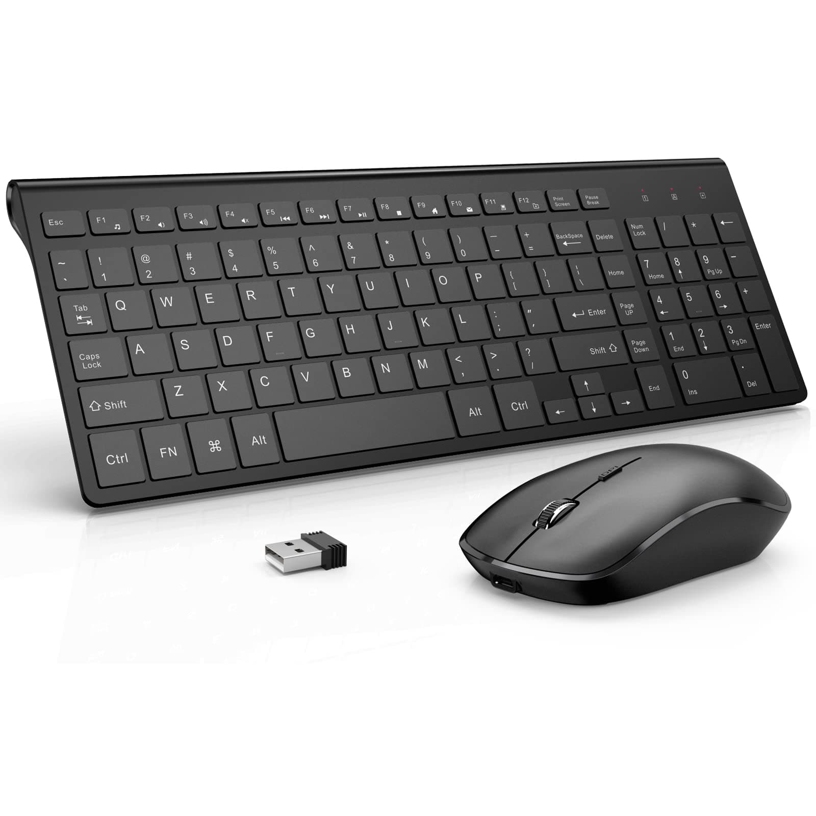 J JOYACCESS Wireless Rechargeable Keyboard and Mouse