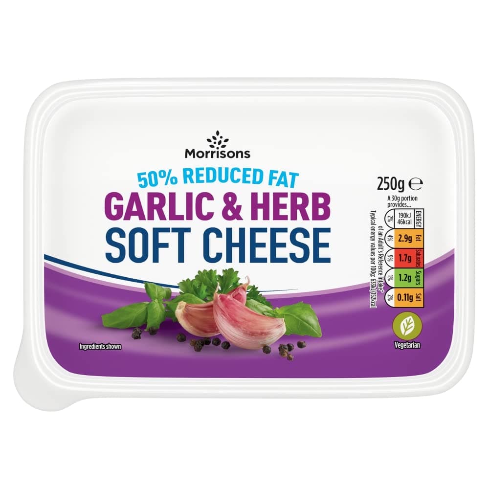 Morrisons Garlic & Herb Soft Cheese 200g