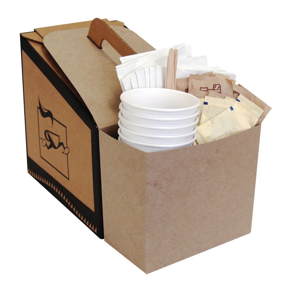 LBP 7139 Coffee Take Out Container Service Caddy for 96 oz. Take Out Containers 5/Pack
