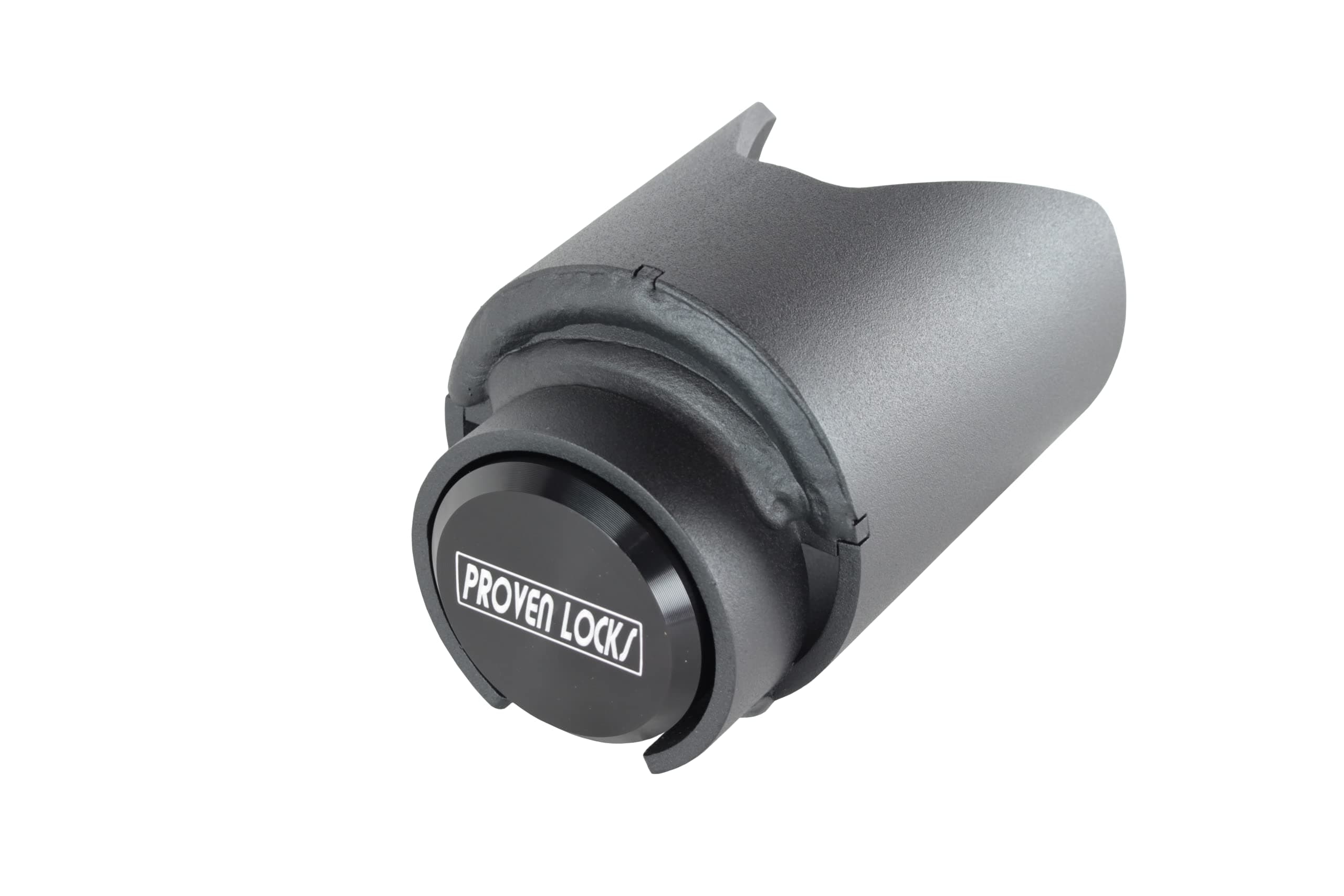 Proven Industries Model 2178 Trailer Lock, Fits Select 2-Inch Trailer Couplers, Secures Safety Chains, Made in The USA, (Black)