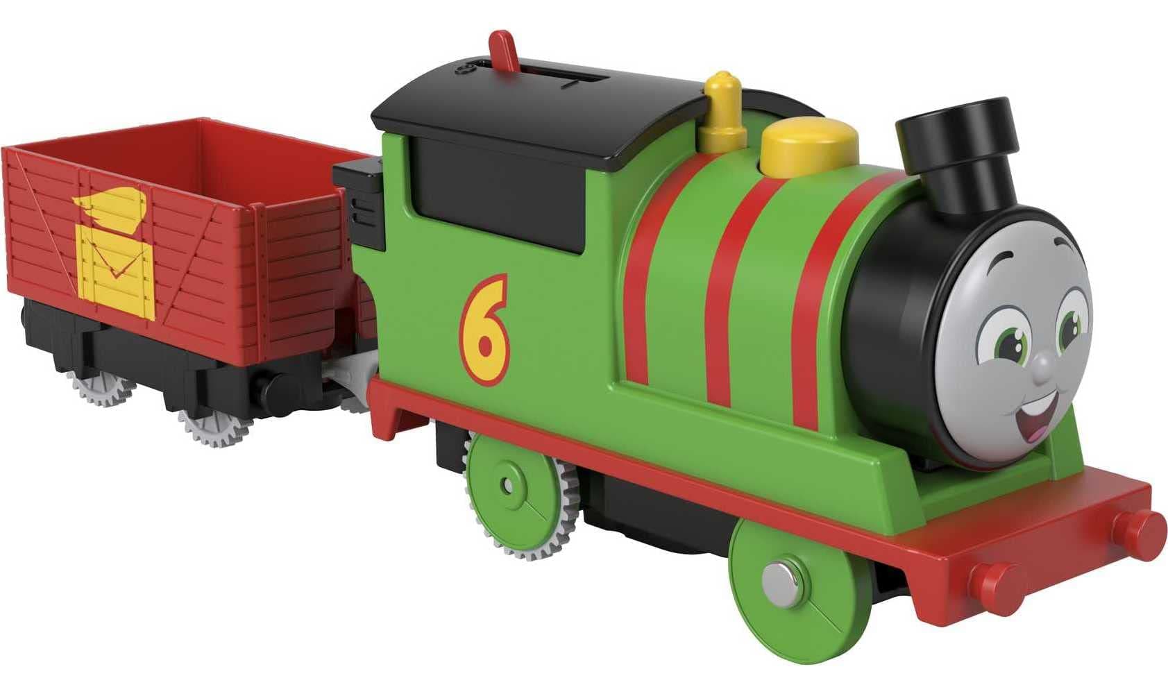 Motorized Toy Train Percy Battery-Powered Engine with Tender for Pretend Play Preschool Kids Ages 3+ Years​