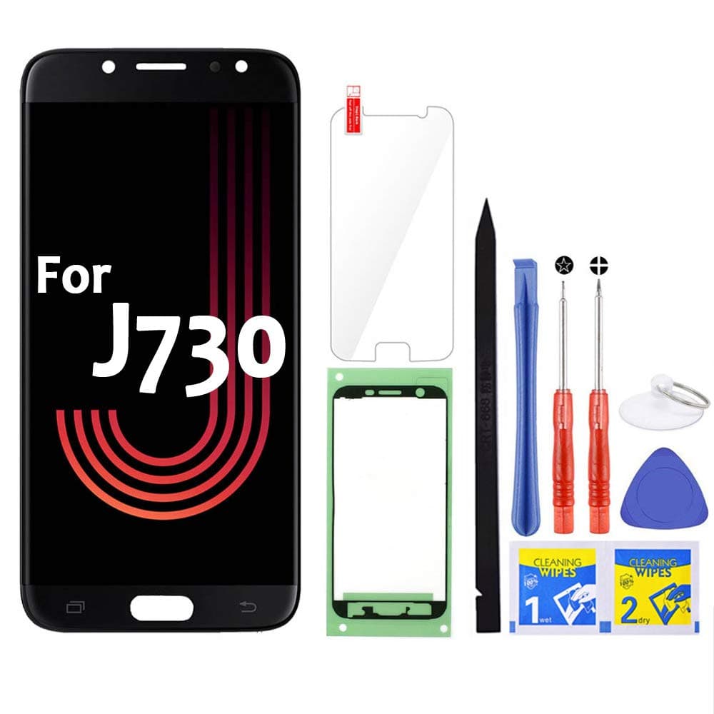 iFixmate LCD Screen Replacement for Samsung Galaxy J7 Pro (Black) with Touch Digitizer Display Assembly for J730 2017 J730G J730F SM-J730F/DS J730FM/DSM J730G/DS J730GM/DS (Black)