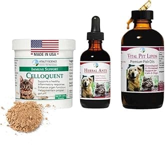 Advanced Immune Restoration Supplements for Cats | Intense Regeneration Protocol | Helps with Pain Relief (Small)