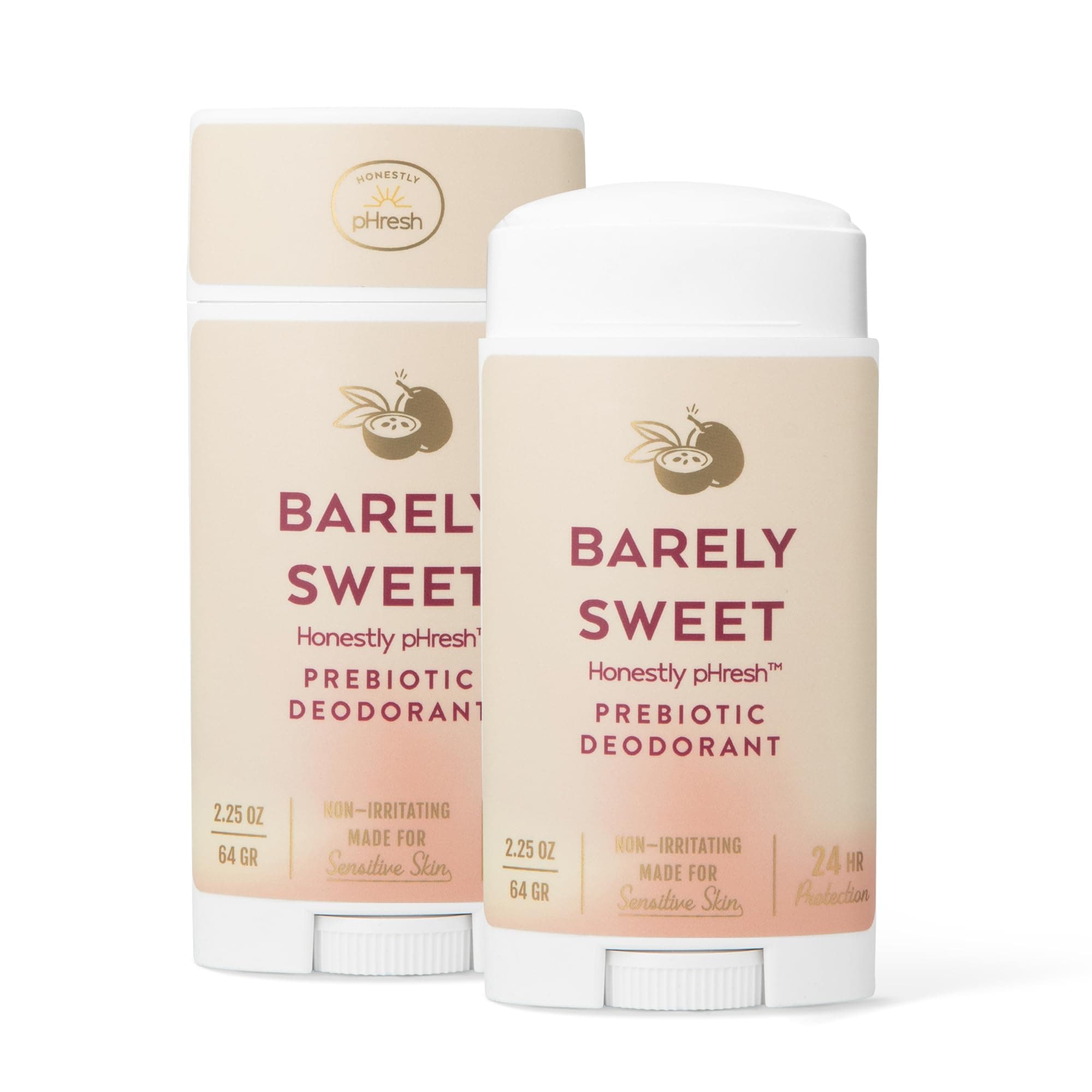 Honestly pHresh Baking Soda Free Deodorant, Barely Sweet